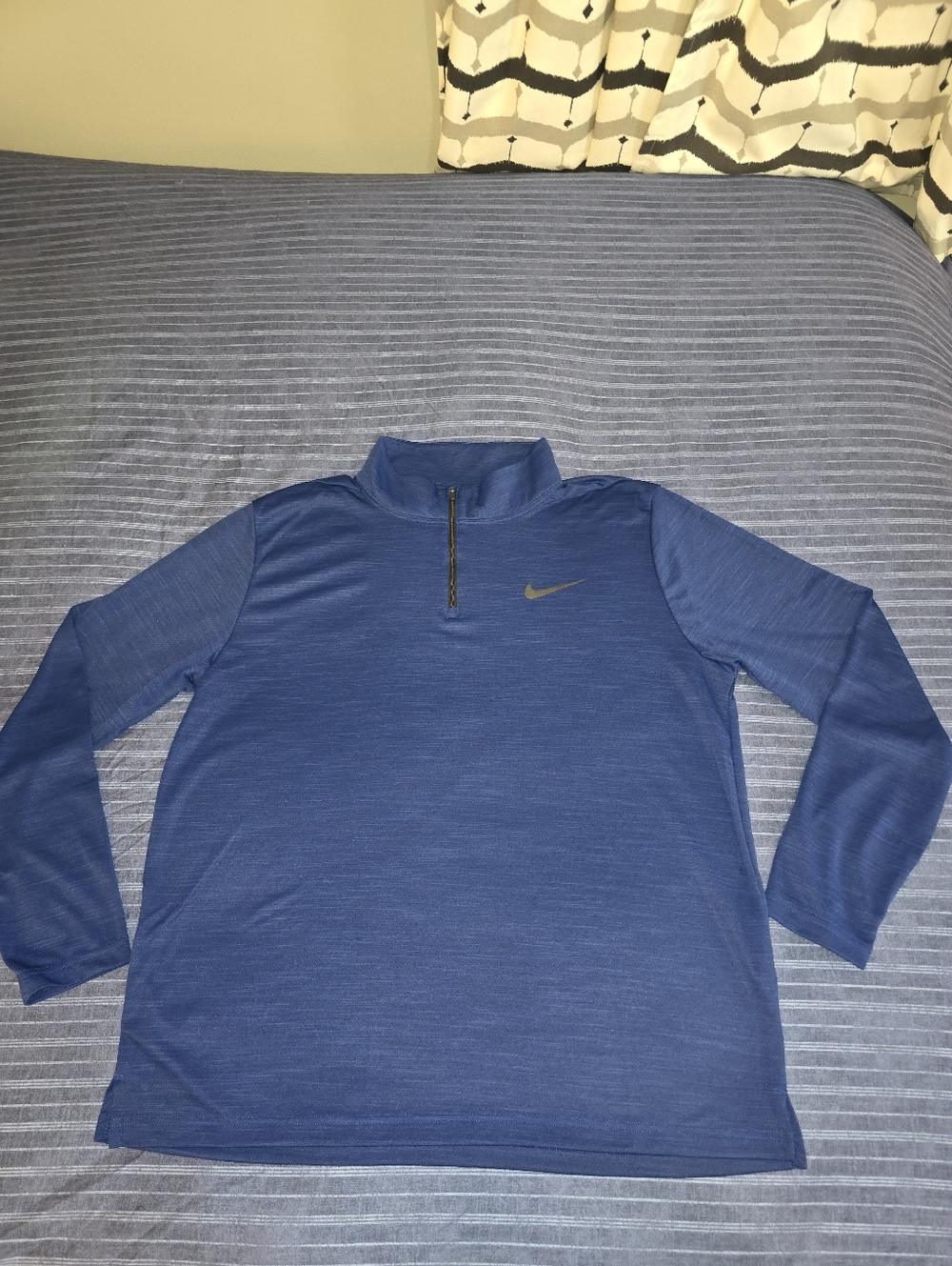 XL - Nike [ Dri-Fit ] Royal Blue Half-Zip Performance Top ( Pristine Condition)